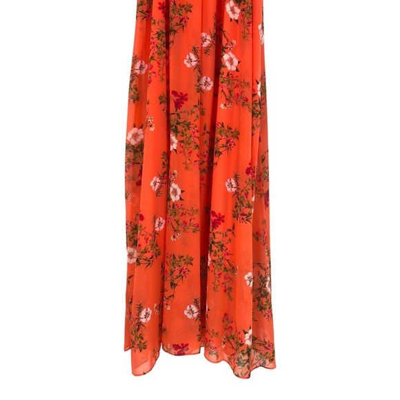 Gal Meets Glam Melody Tie Shoulder Smocked Waist Maxi Dress size 4 NWT - Picture 8 of 13